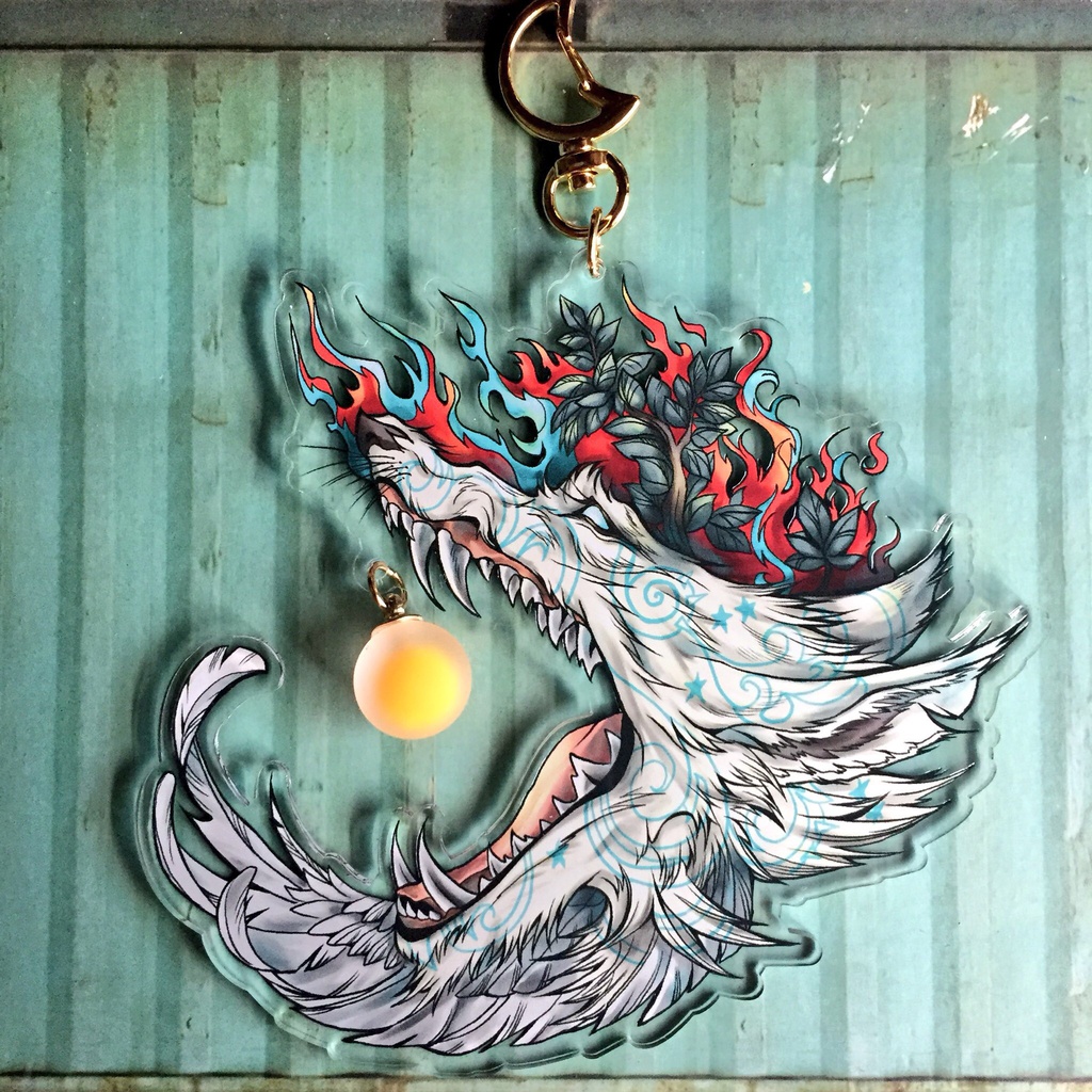 スコルハティビッグサイズリバーシブルキーホルダー