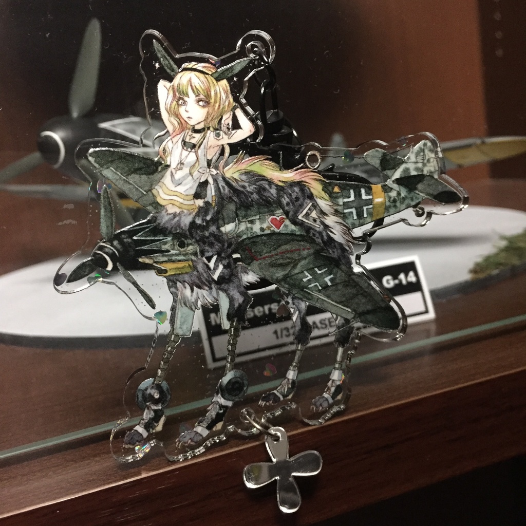 メッサーシュミット擬獣化アクリルキーホルダー