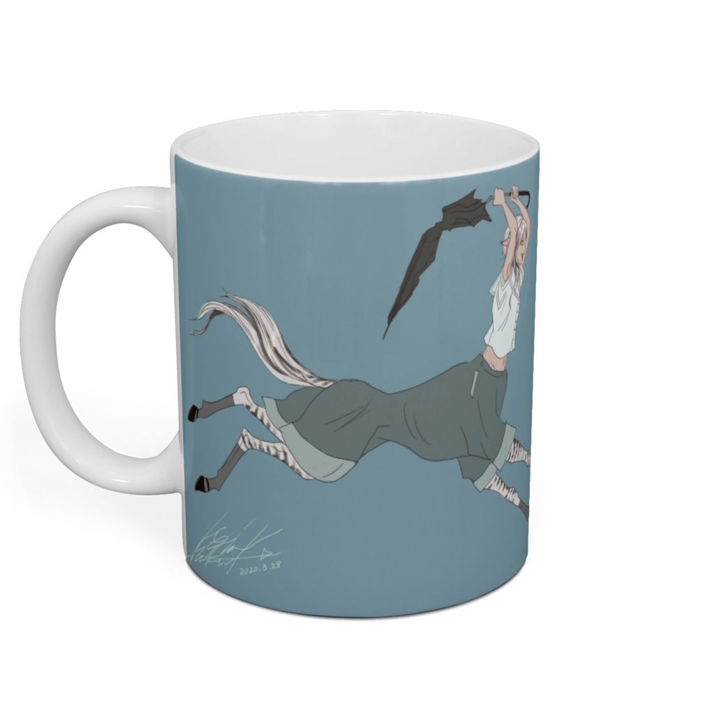 ケンタウロスのマグカップ(ブルー)