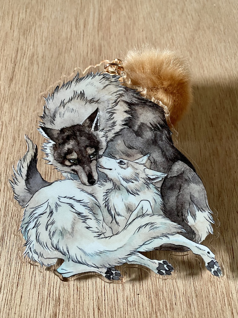 【2021再販】ロボとブランカのなかよしキーホルダー