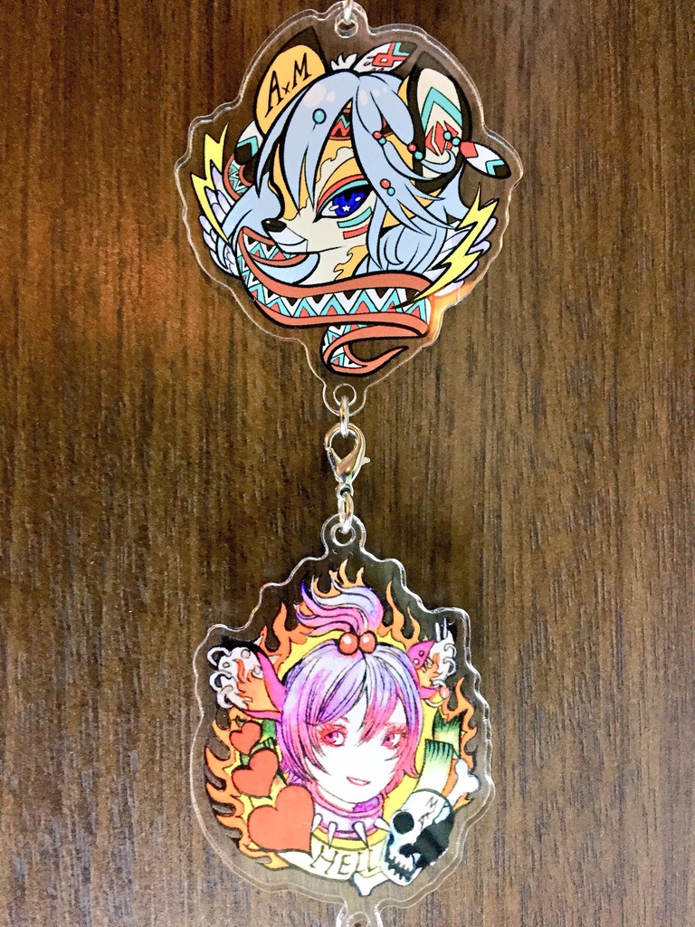 ミチヅキ×ナカイケイラ コラボアクキー