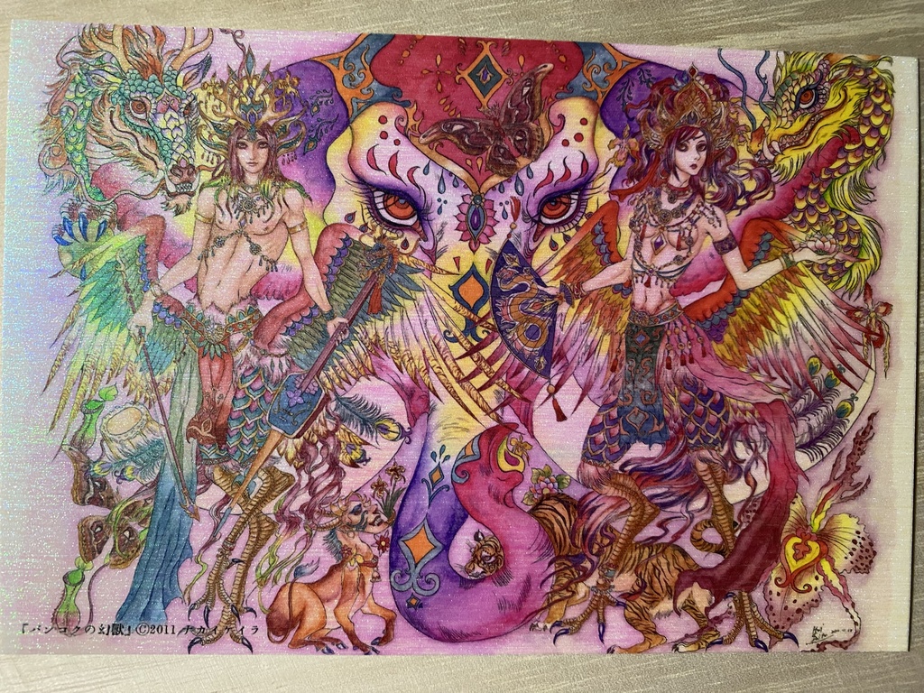 ポストカード2枚セット各種(戦車麒麟orエレファント)