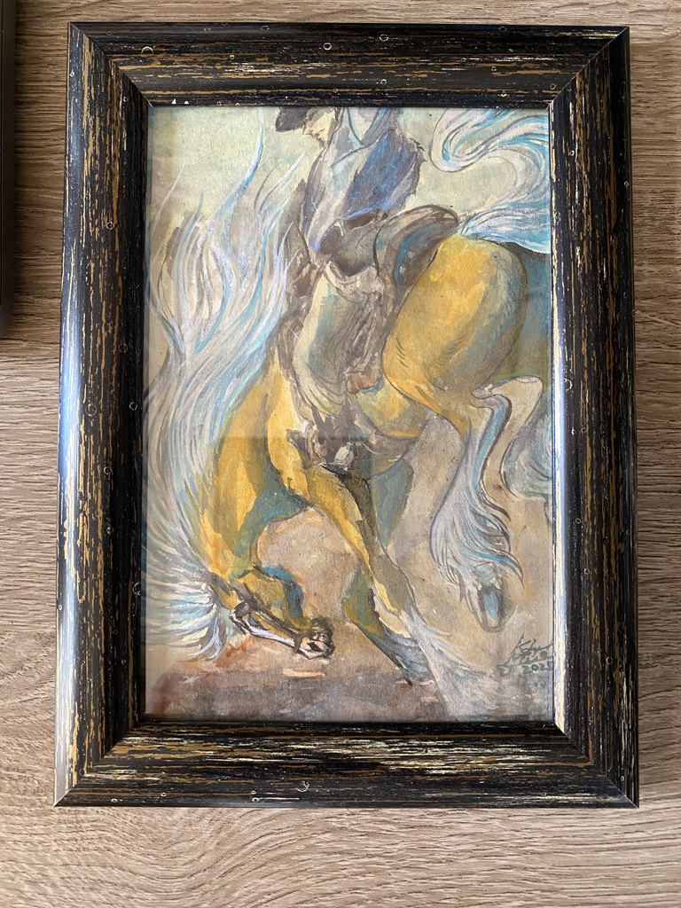 馬の絵の原画たち