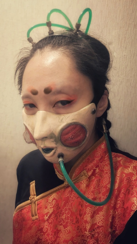 氣功神偶面 ―童子―(身分証付き)