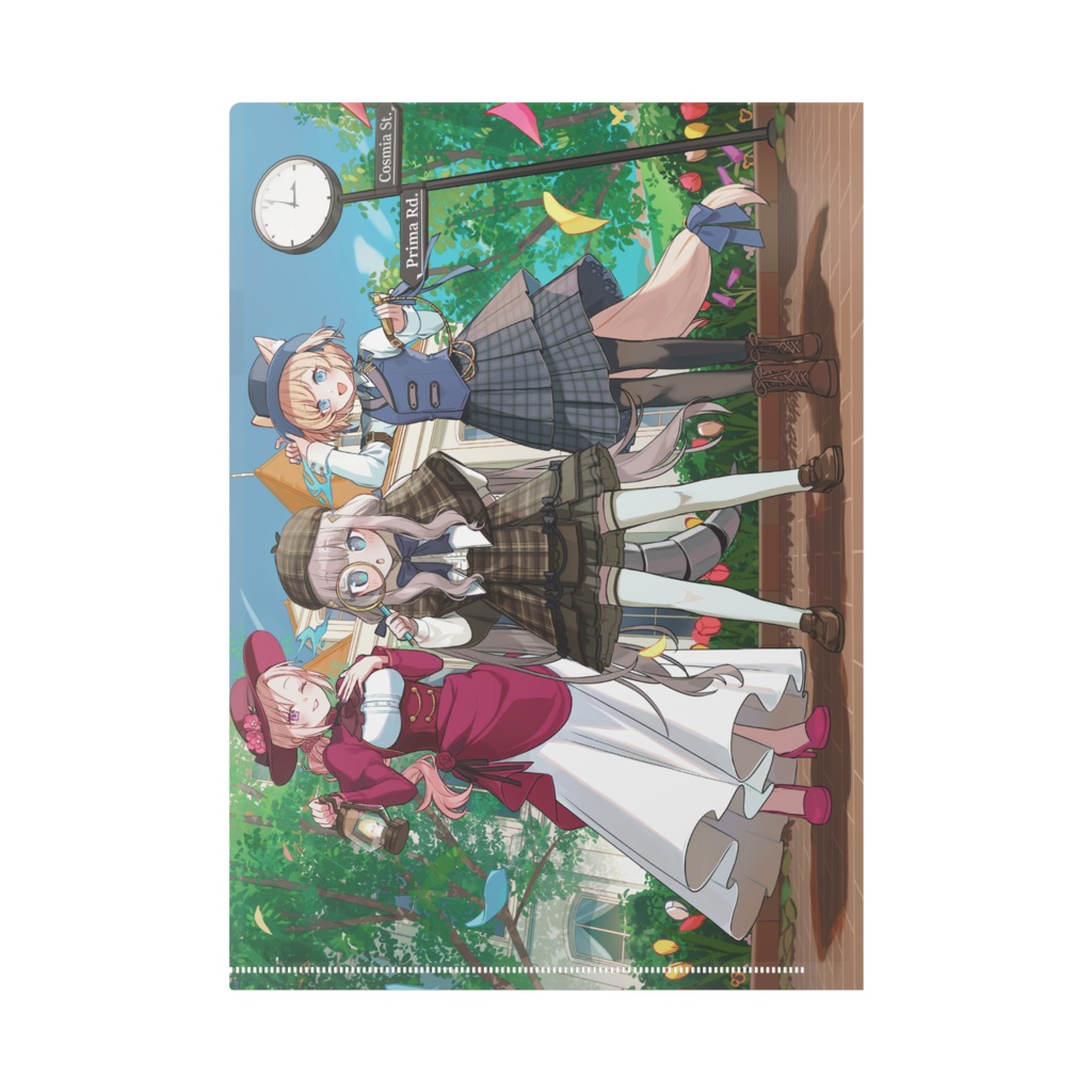 【Cosmia 4th Anniversary】Ibuki Investigations Clear File / 【Cosmia 4周年記念】伊吹探偵事務所クリアファイル