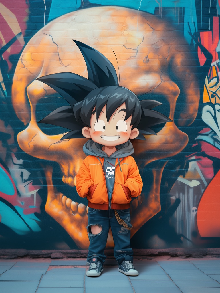 ドラゴンボール（ポップアートイラスト）