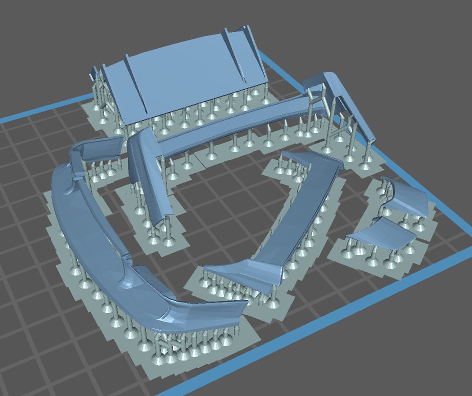 ホンダ NSX-R GT用 エアロセット 1/24 レジン 3Dプリント F社向け