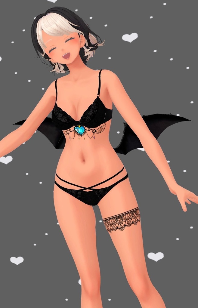 【VR向け】宝石タトゥー