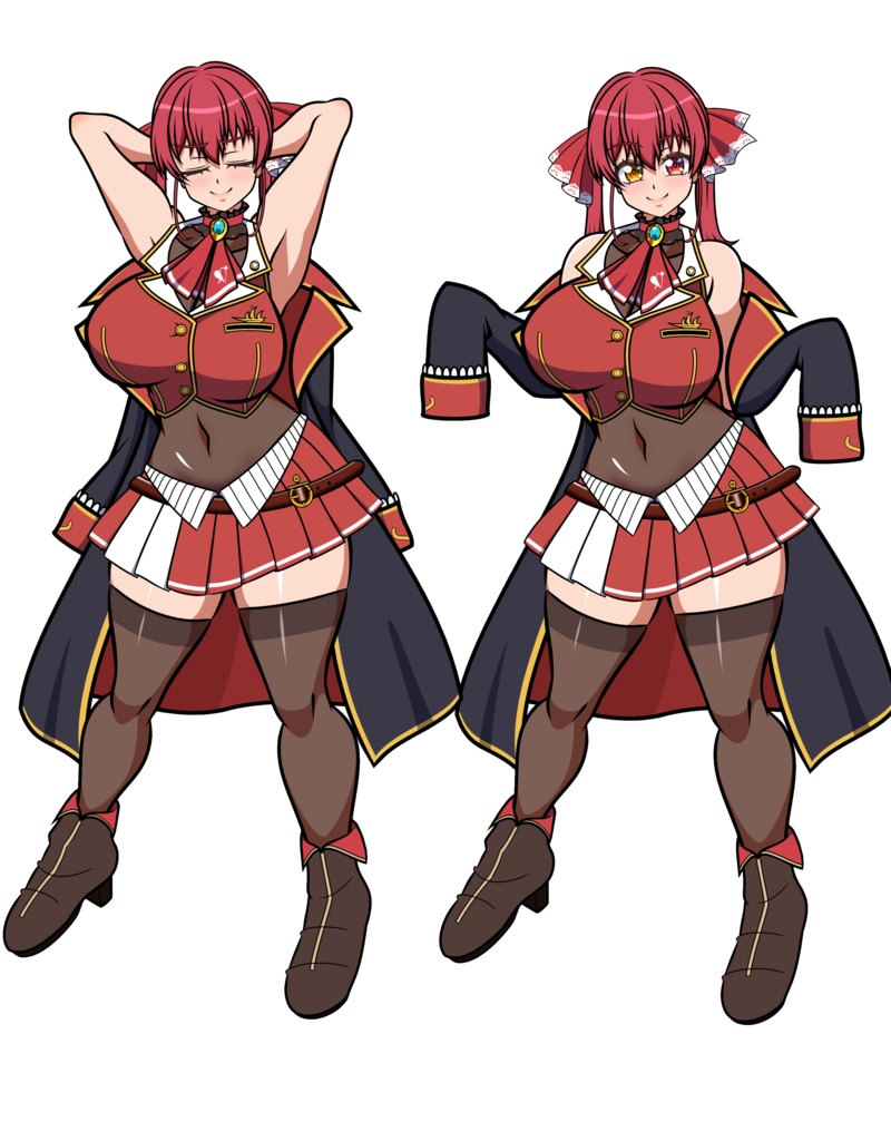 宝鐘マリン立ち絵素材PSD