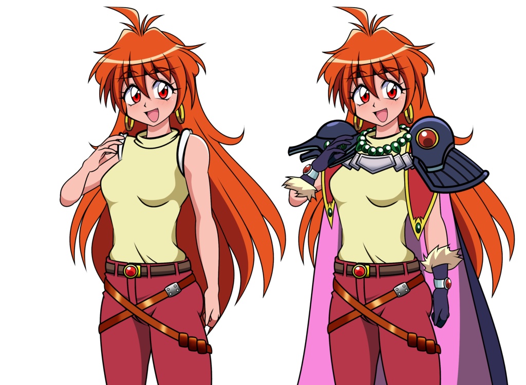 スレイヤーズ リナ=インバース立ち絵素材PSD