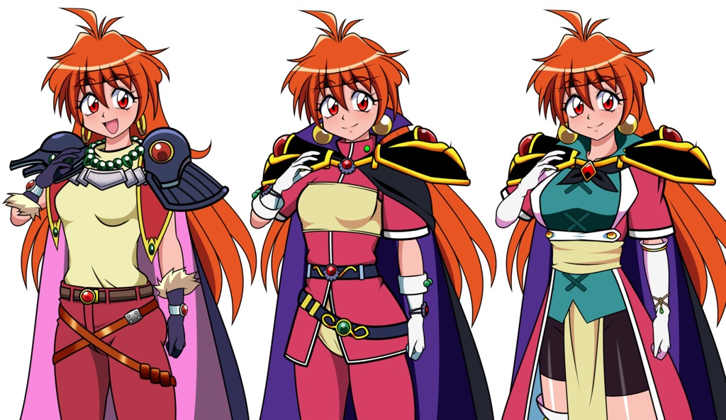 スレイヤーズ リナ=インバース立ち絵素材PSD