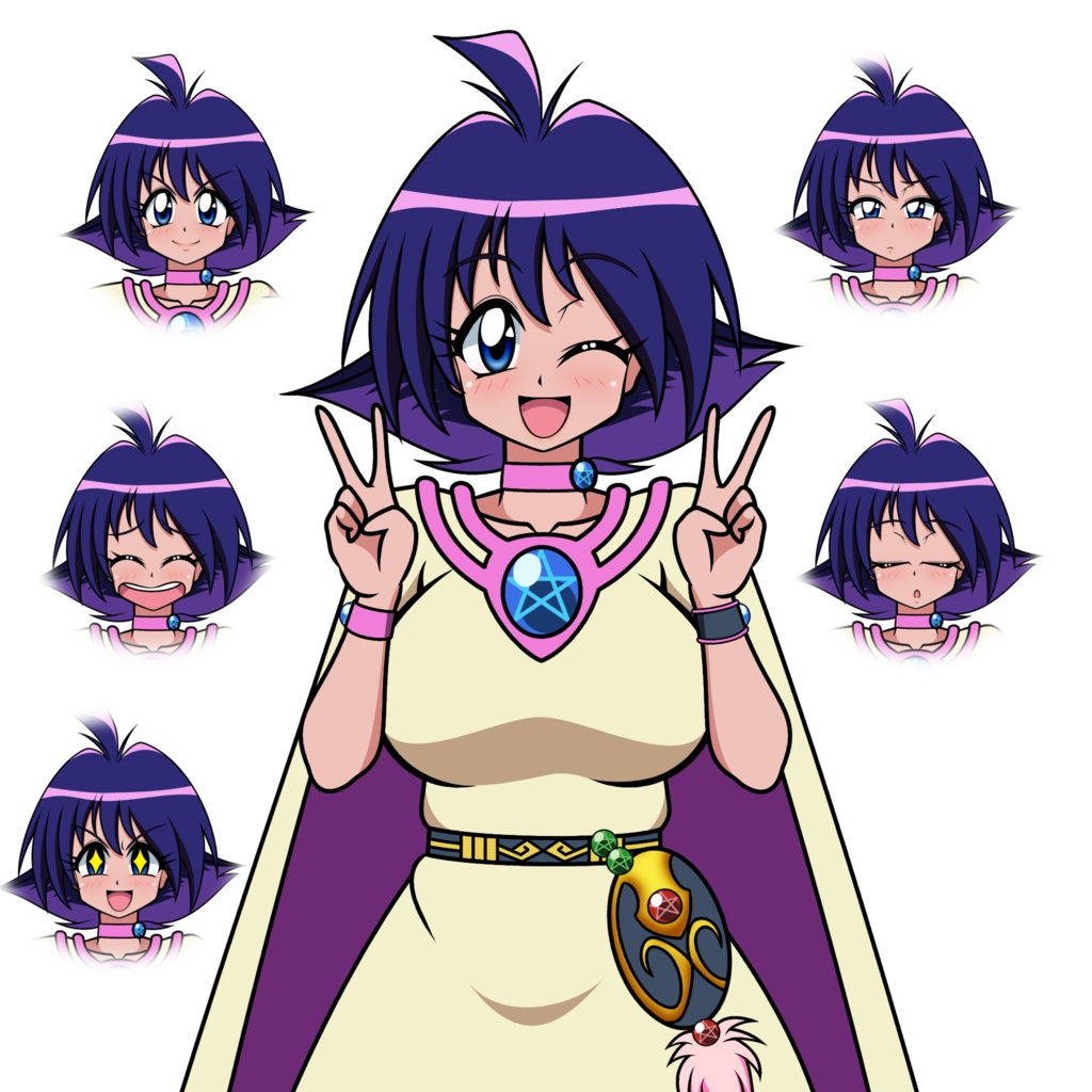 スレイヤーズ ゼルガディス・アメリア立ち絵素材PSD