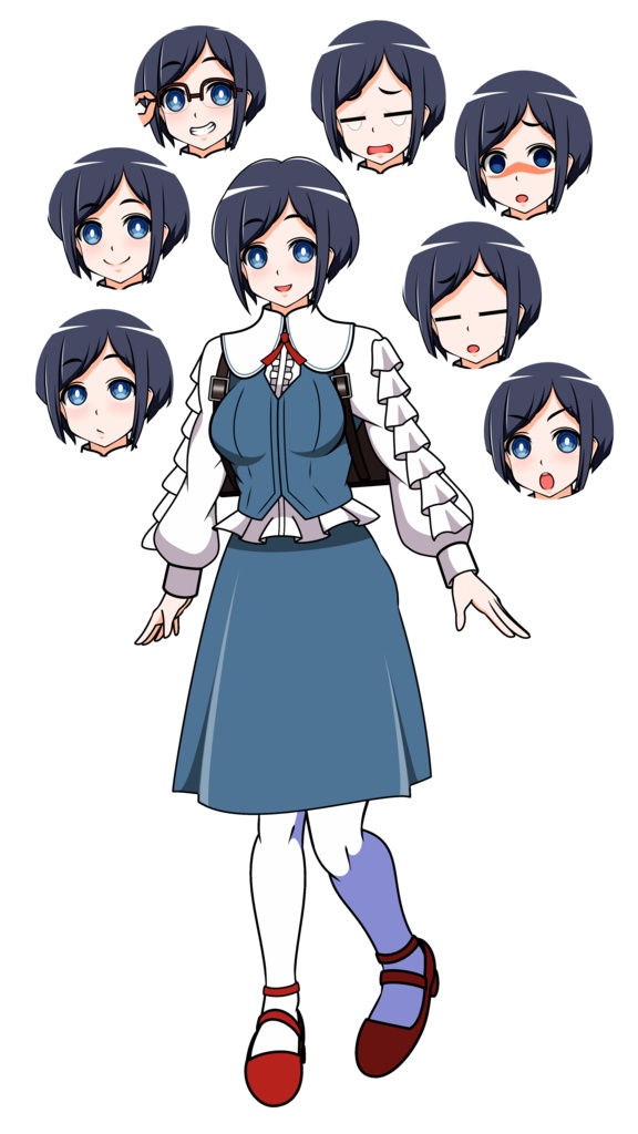 都市伝説解体センター、立ち絵セットPSD