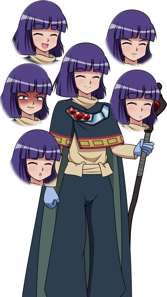 スレイヤーズ ゼロス・フィリア立ち絵素材PSD