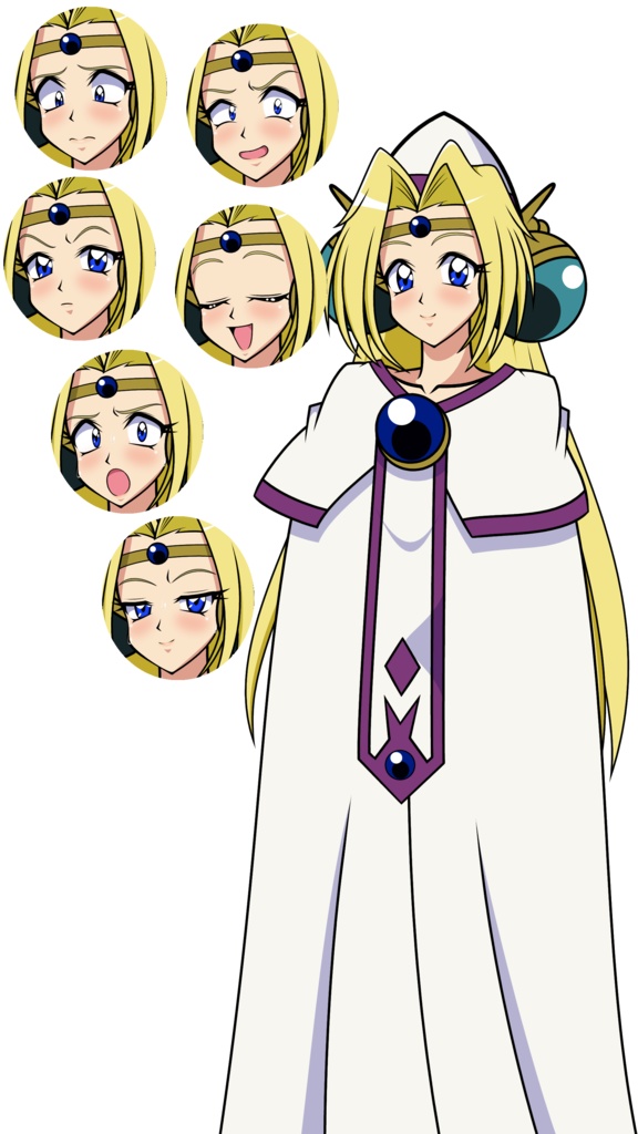 スレイヤーズ ゼロス・フィリア立ち絵素材PSD