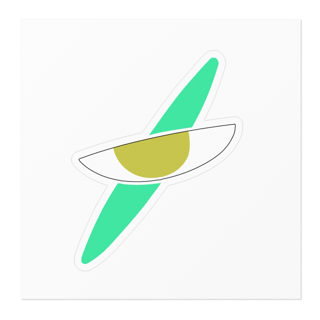 ありまろ目ステッカー