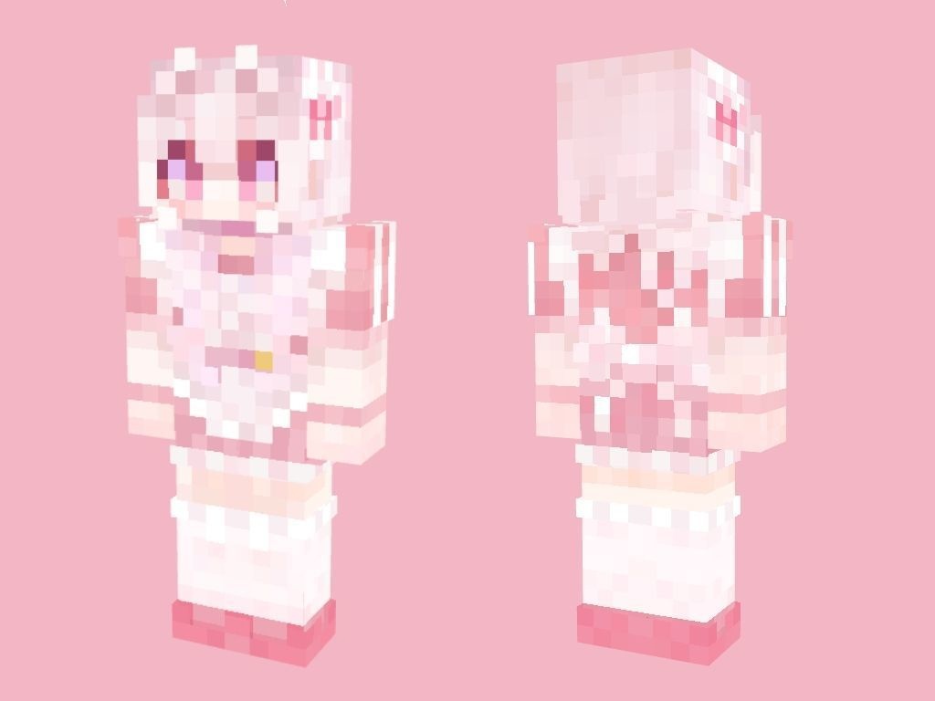 地雷系サブカルジャージの女の子スキン　【Minecraft】