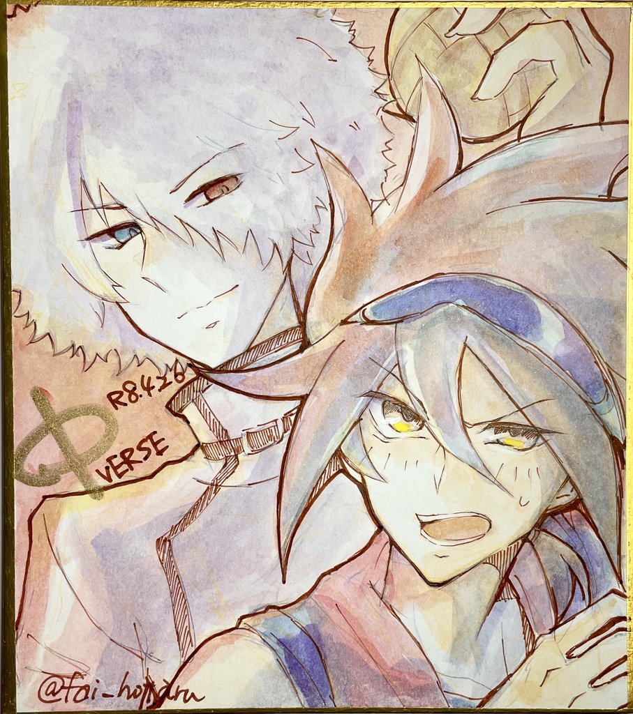 PHI・VERSE開催記念色紙(複数人)