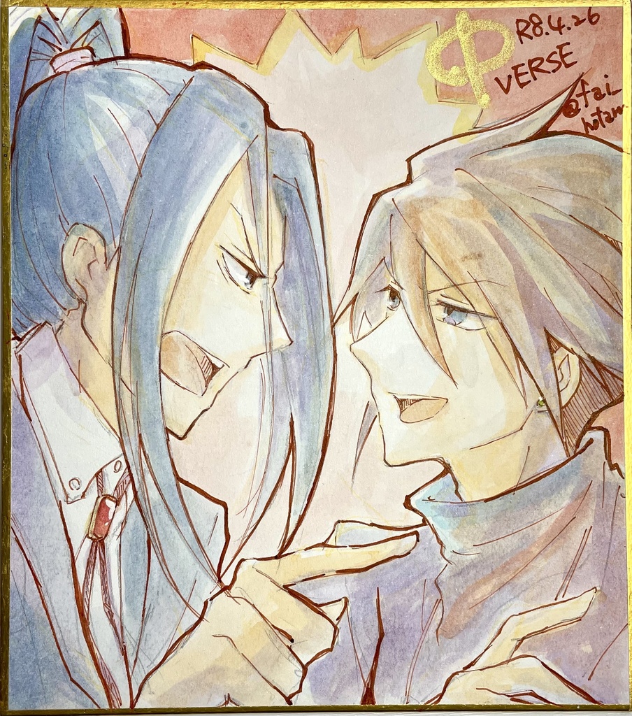 PHI・VERSE開催記念色紙(複数人)