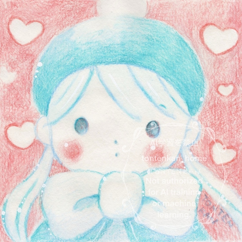 SOLDOUT【原画】やさしい色を結んで