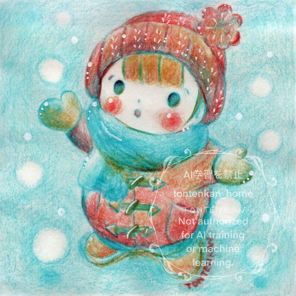 【原画】雪からのお便り