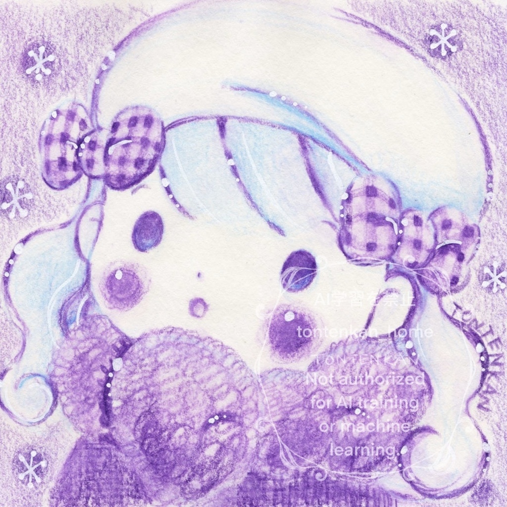 【原画】冬を見つめて