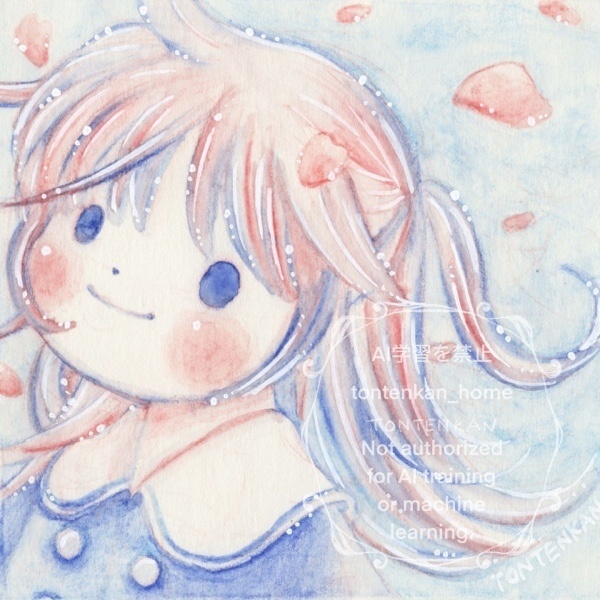 【原画】春に舞う