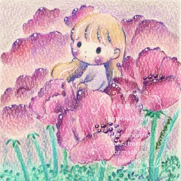 【原画】アネモネの中で