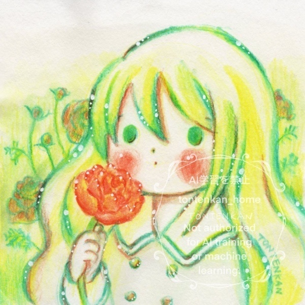 【原画】ラナンキュラスふわり