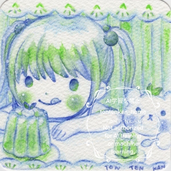 【夏の期間限定🌻】てのひらペーパー原画【A】