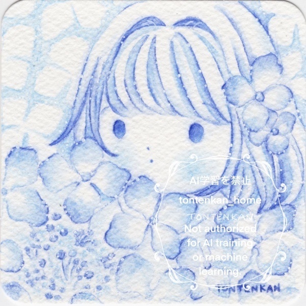 【夏の期間限定🌻】てのひらペーパー原画【B】