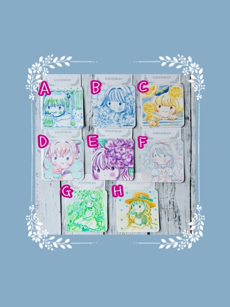【夏の期間限定🌻】てのひらペーパー原画【E】