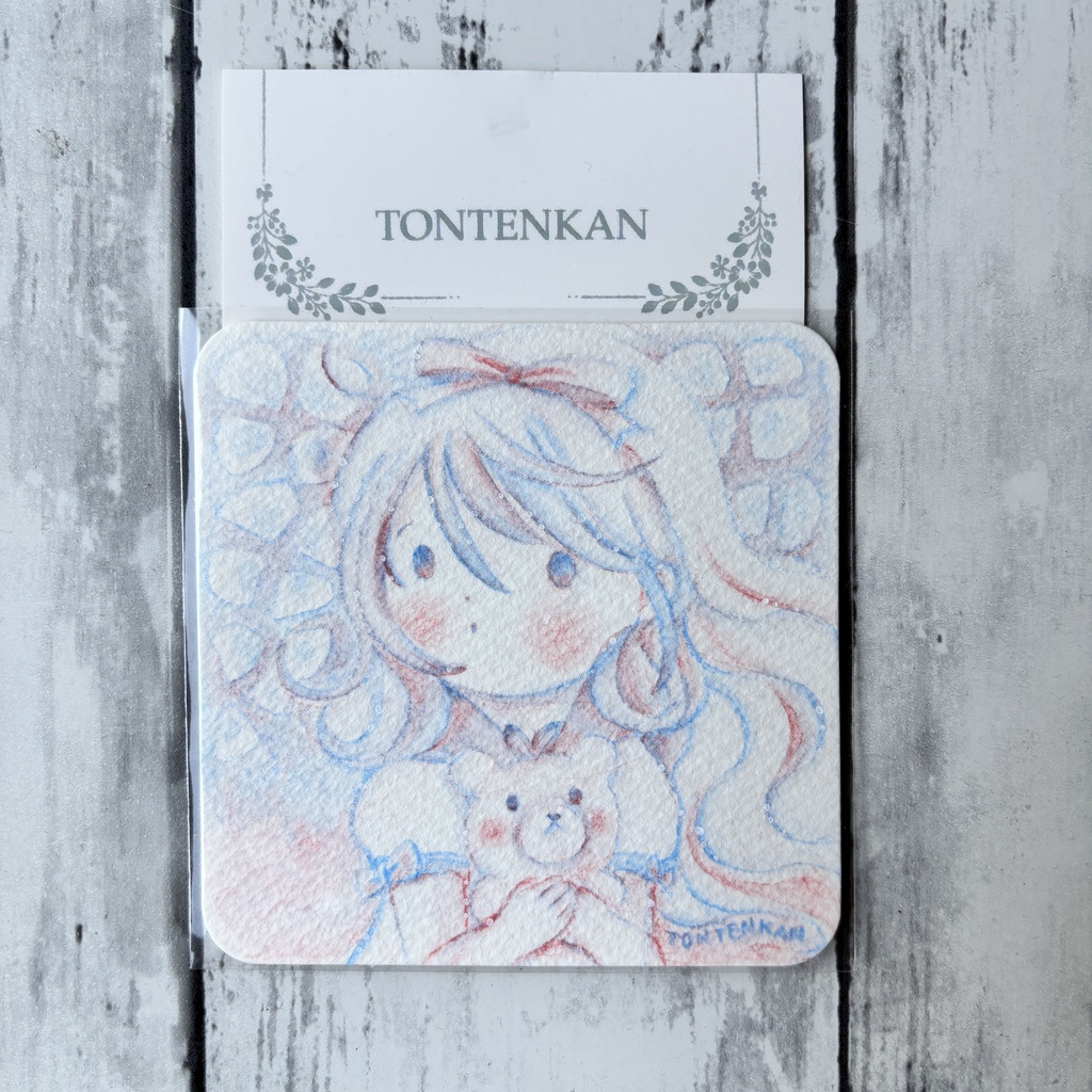 sold out【夏の期間限定🌻】てのひらペーパー原画【F】