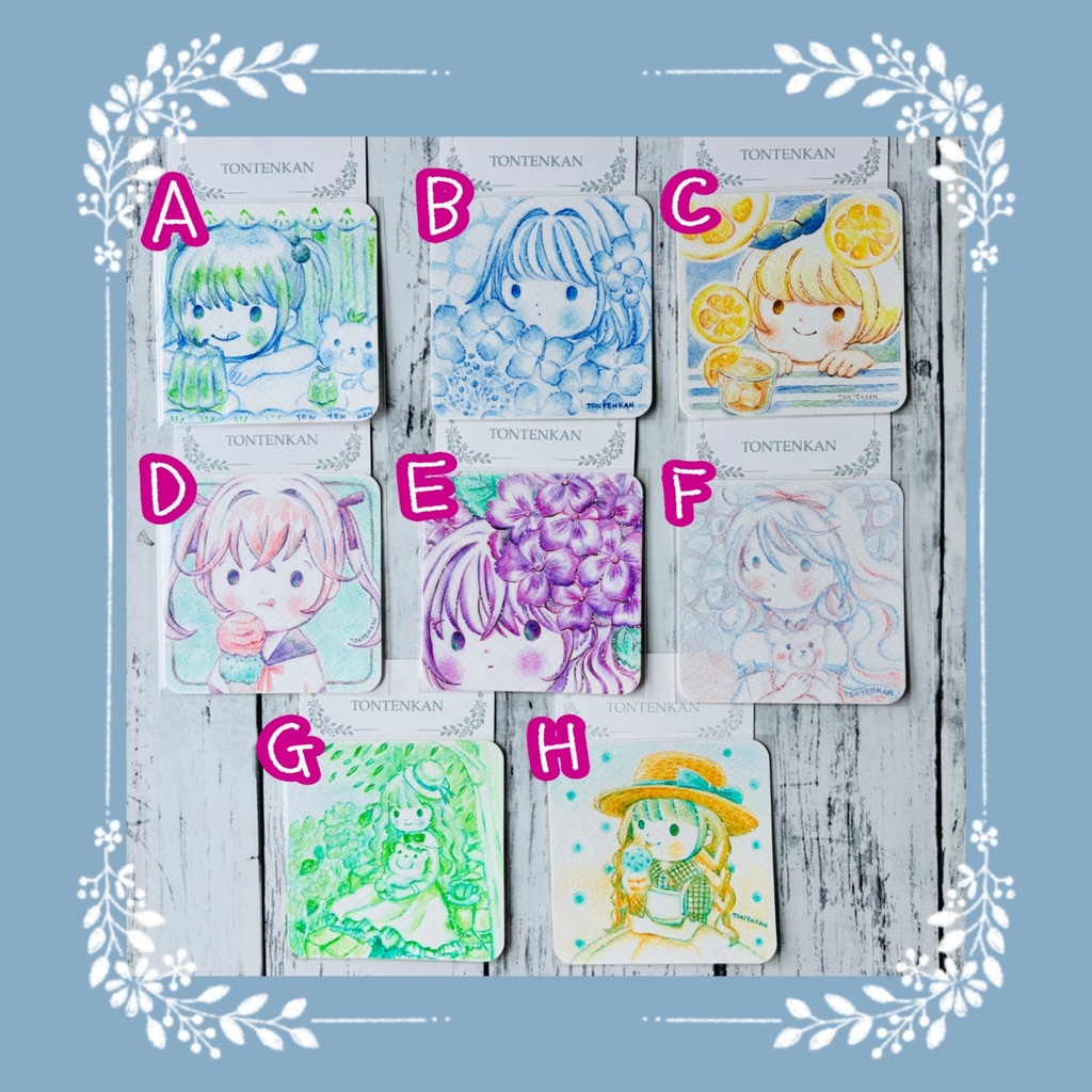 【夏の期間限定🌻】てのひらペーパー原画【H】
