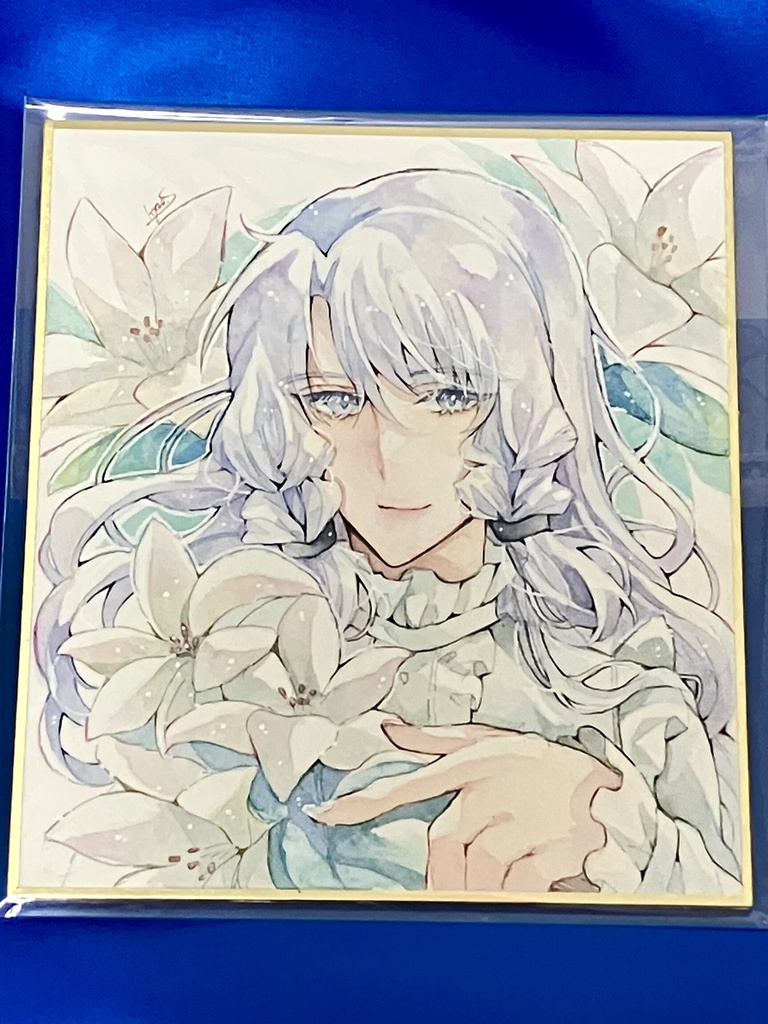 【1/4色紙】百合とルークス