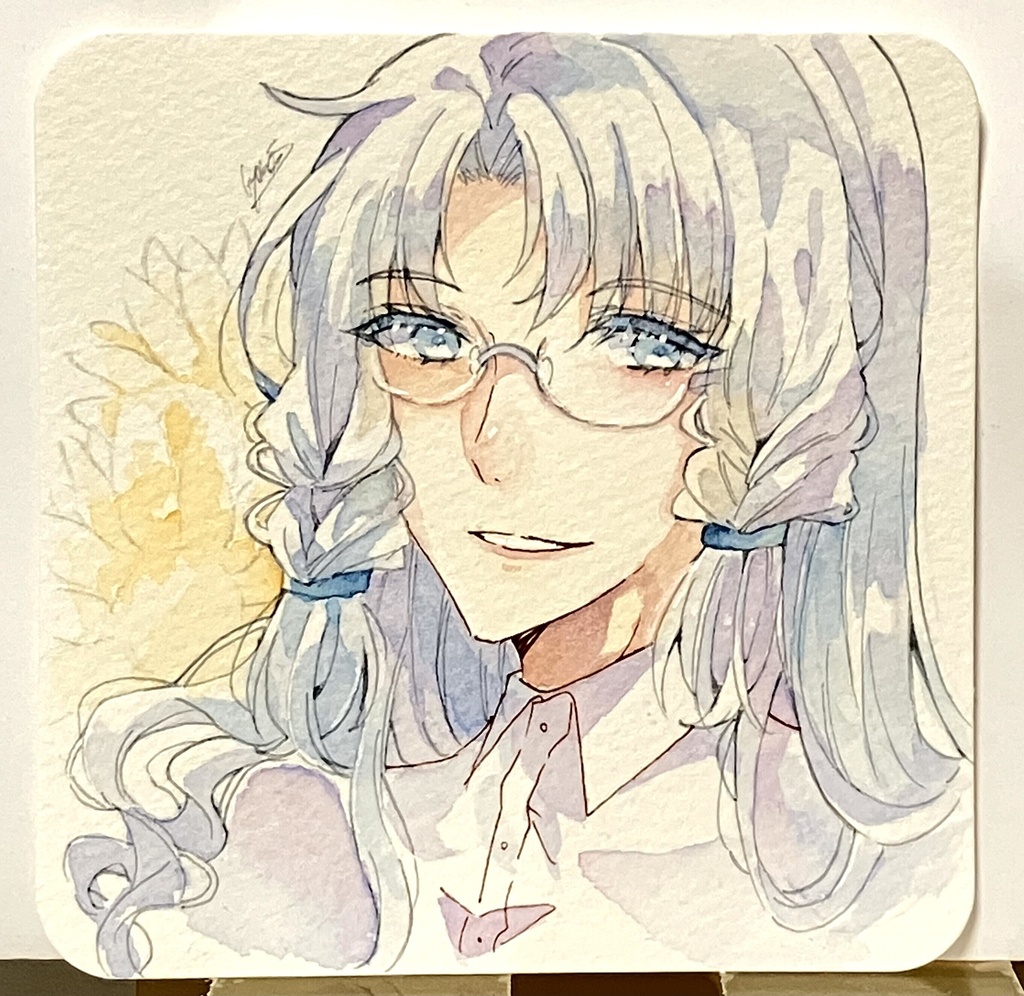【水彩原画】おでかけ姿のルークス