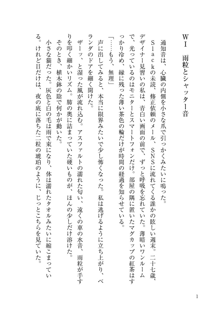 雨の夜、ベランダにいた小さな同居人