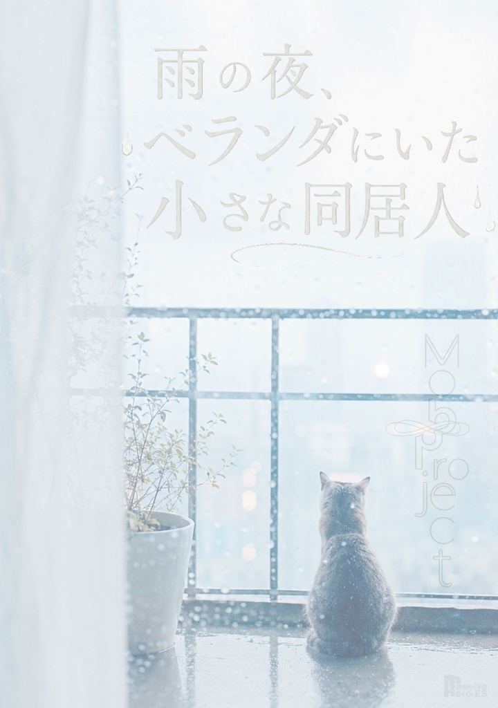 雨の夜、ベランダにいた小さな同居人
