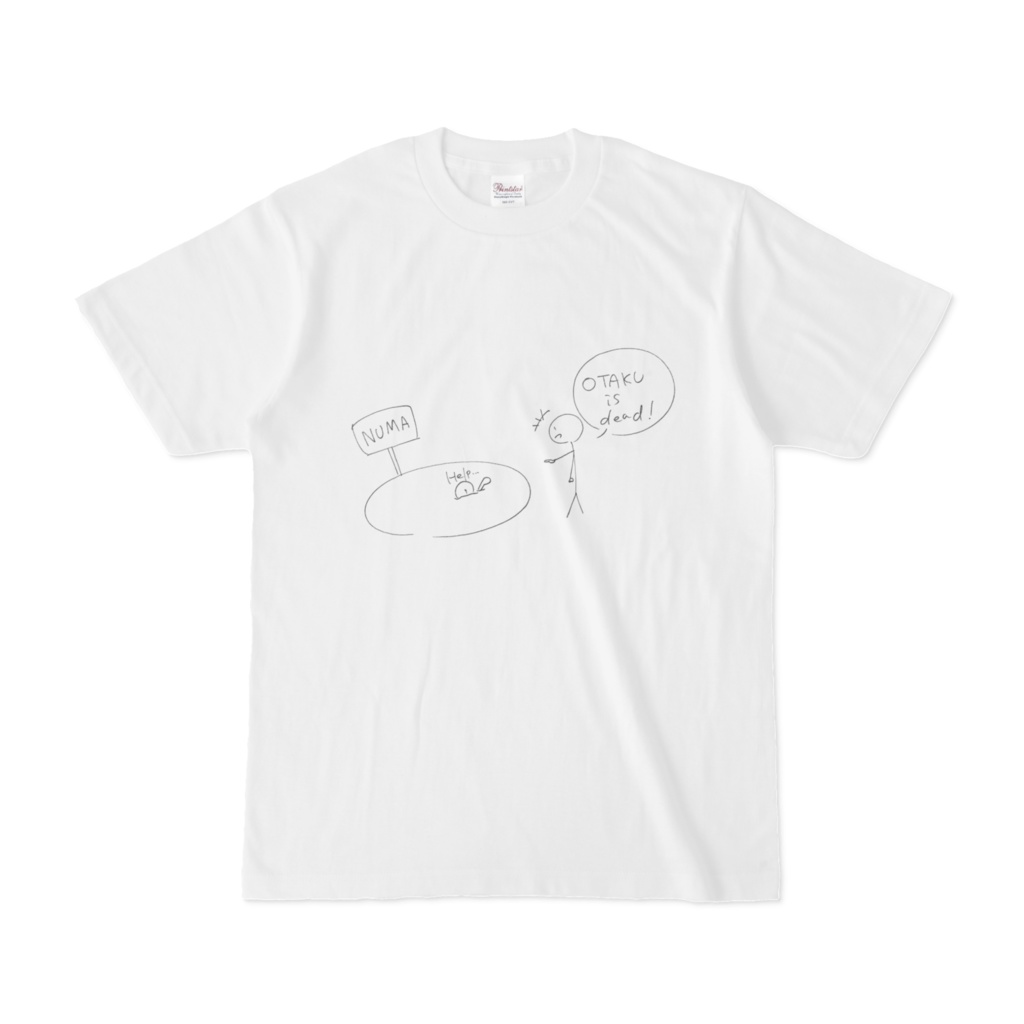 OTAKU is dead Tシャツ
