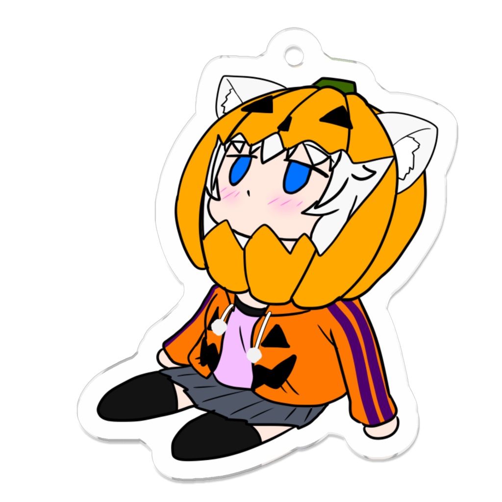 栗山 葵と絵桜 彩のデフォルメハロウィンアクリルキーホルダー 全3種 Ezakura Aya Booth