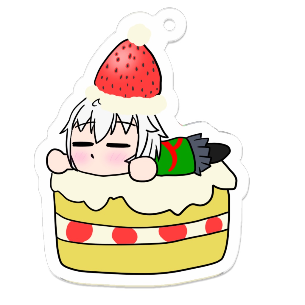 栗山 葵と絵桜 彩のクリスマスアクリルキーホルダー Ezakura Aya Booth