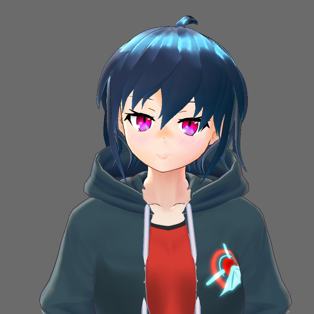VRchat向けオリジナル3Dモデル[菖蒲]