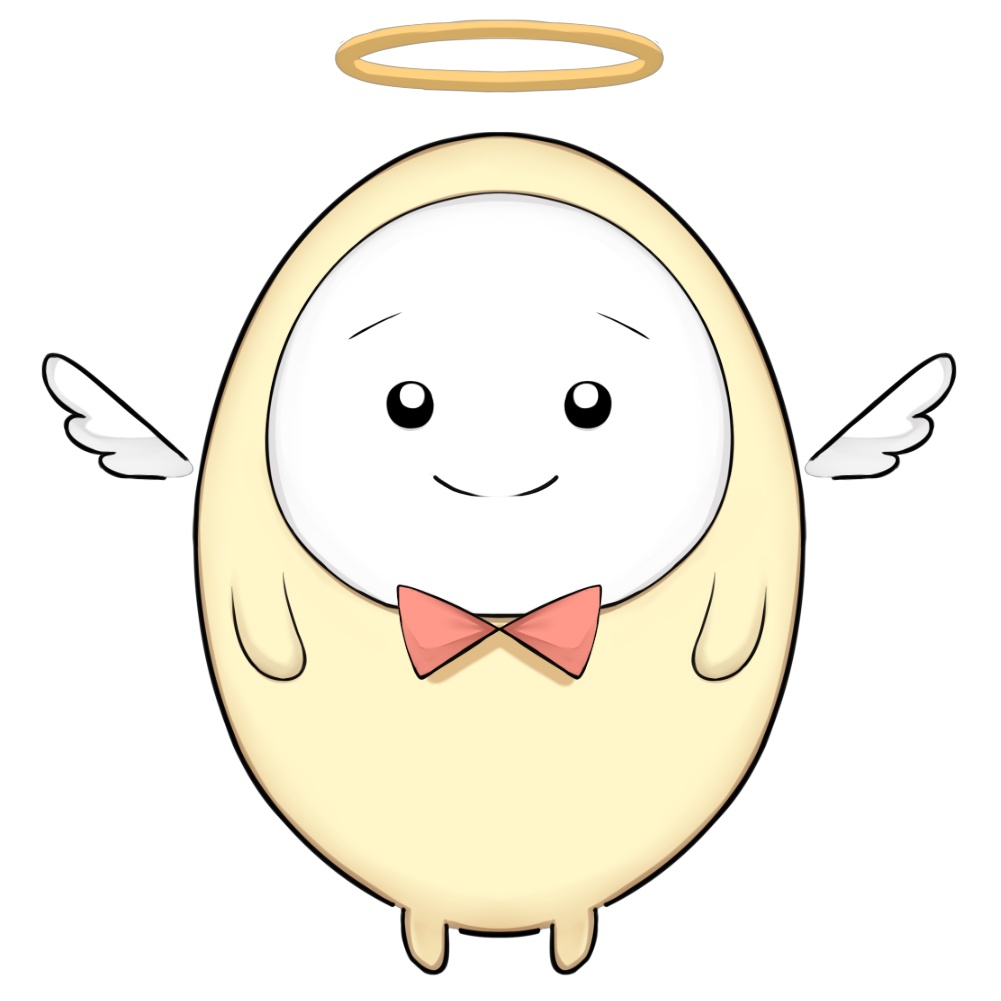 たまごん等身大パネル