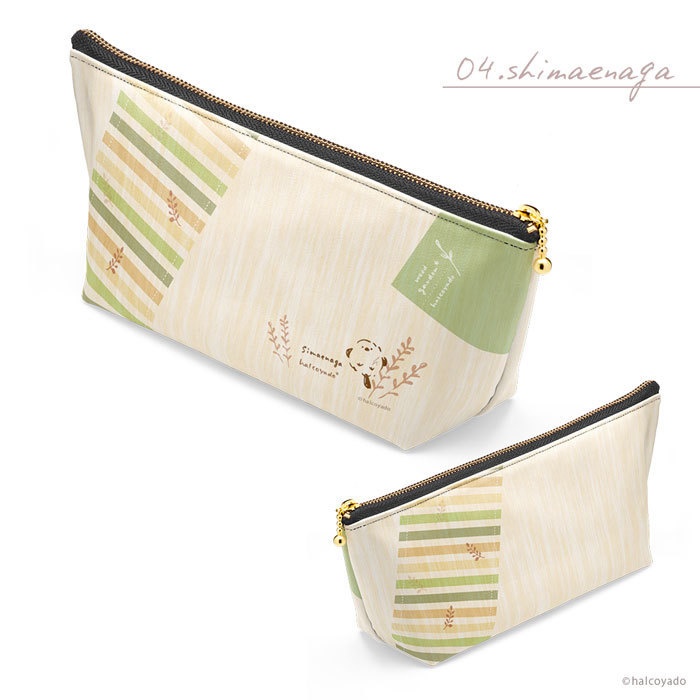 ポーチ01 -木目調(動物)