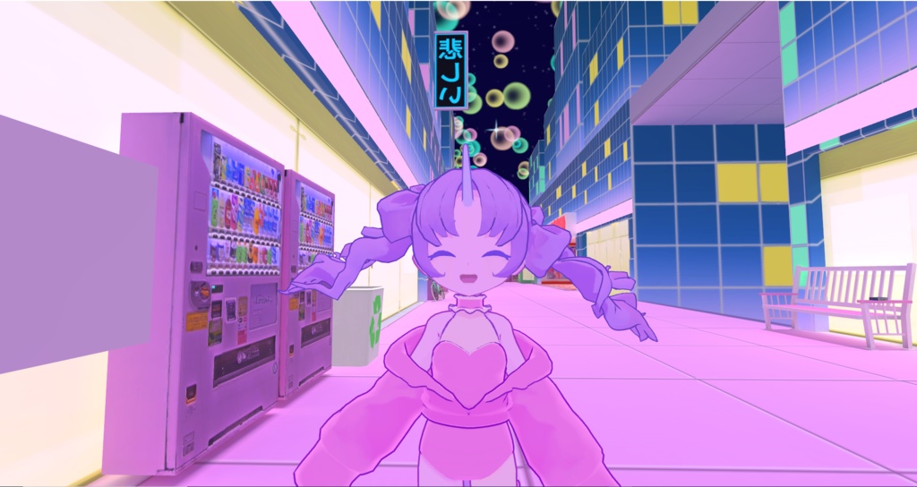 オリジナル3Dアバター「Juju」