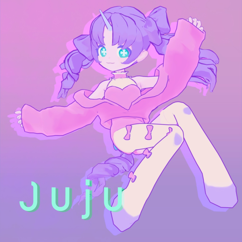 オリジナル3Dアバター「Juju」