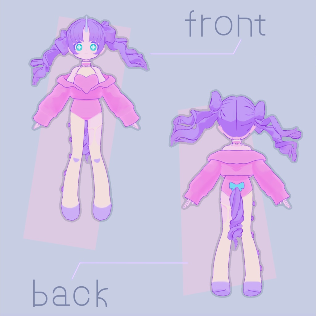 オリジナル3Dアバター「Juju」