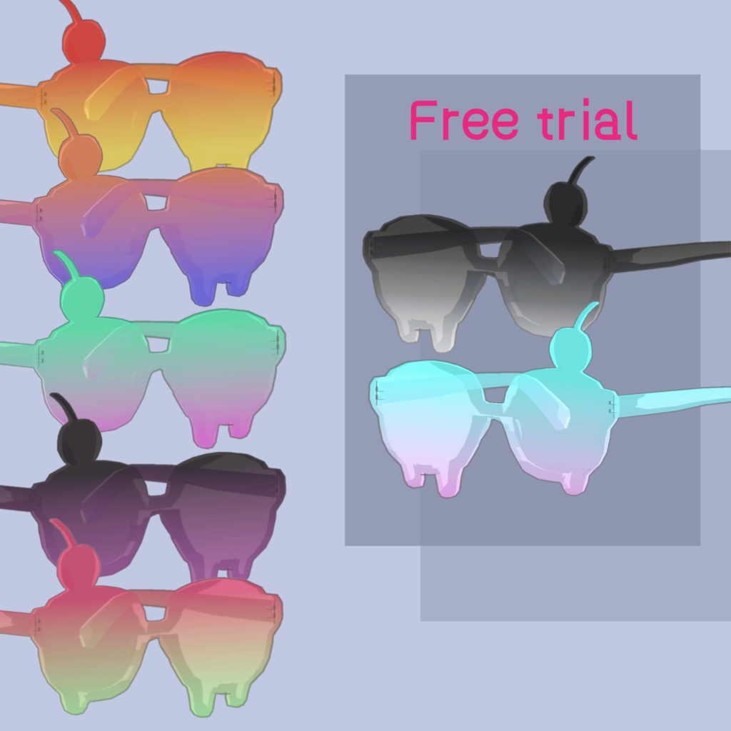 グラデーションサングラス