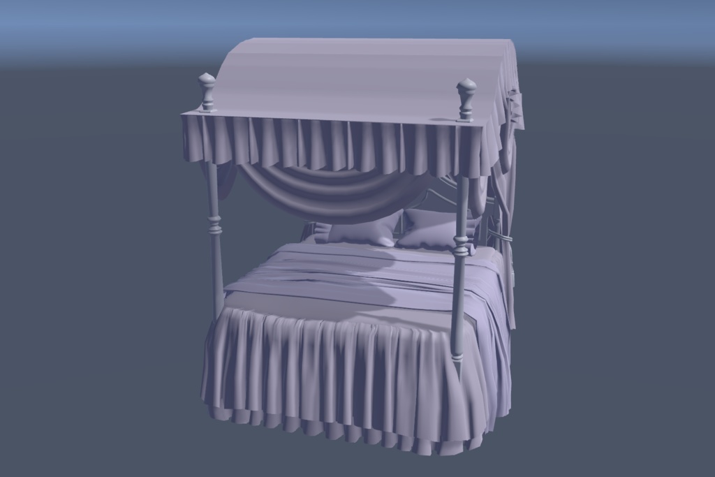 天蓋付きおひめさまベッド