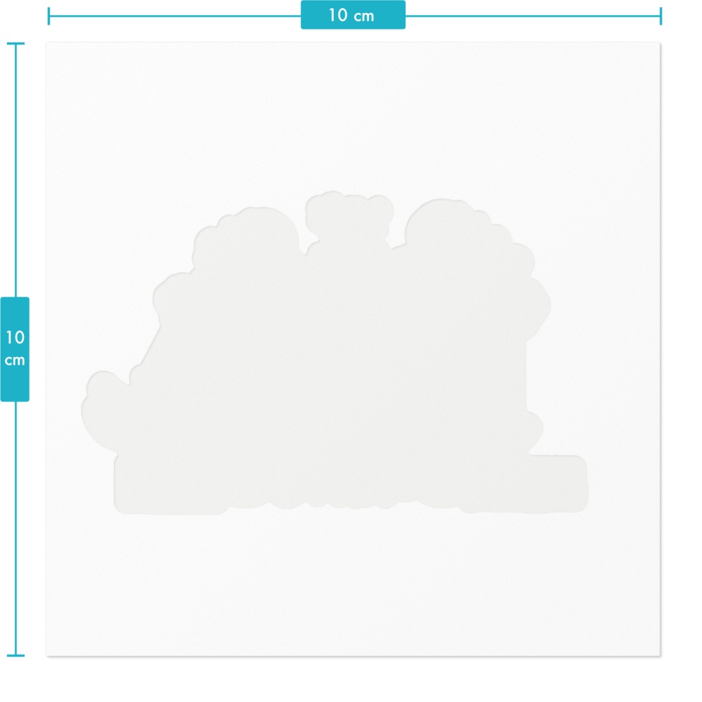 冬の湯沢町で滑るザワ!_ステッカー《新潟県に変装ザワたろー》